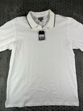 Benny Gold Men's Knit Short Sleeve Polo Top Medium New with Tags